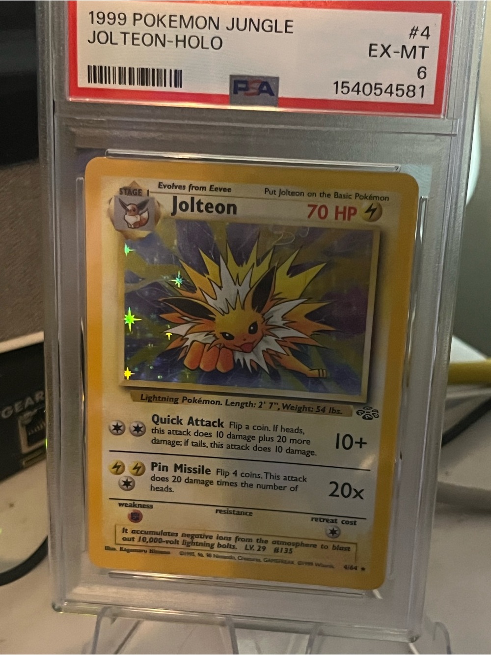 PSA 6 Jolteon Jungle Holo